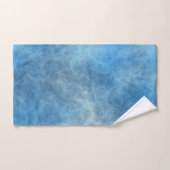 Marbre bleu Abstrait (Serviette à main)