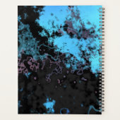 Marbre bleu, gris et violet Abstrait (Dos)