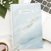 Marbre Bleu Nom personnalisé Personnalisé