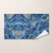 Marbre bleu or assez (Serviette à main)