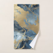 Marbre bleu or marine (Serviette à main)