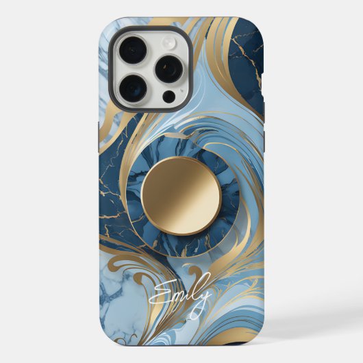 Marbre bleu or moderne (Verso)