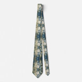 Marbre bleu Sage Vert Cravate or Parties scintilla (Devant)