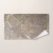 Marbre Brun Moderne de Style Pierre Marble à Motif (Serviette à main)