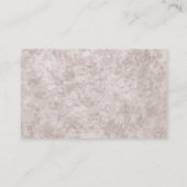 Marbre clair Tan Cartes de visite plus grand (Dos)