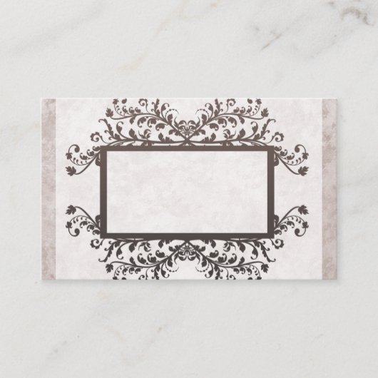 Marbre clair Tan Cartes de visite plus grand (Devant)