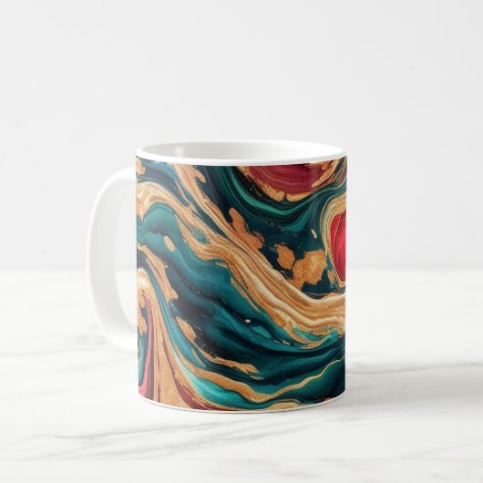 Marbre classique Mug (Devant gauche)