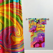 Marbre coloré brillant