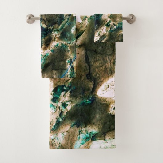 Marbre coloré élégant Tan Brown et Aqua (En situation)