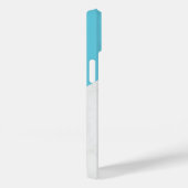 Marbre coque iphone de protection bleu marine 14 1 (Verso / Droite)