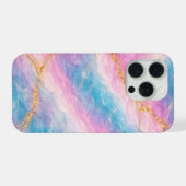 Marbre Cotton Candy avec Veinures Dorées (Verso Horizontal)