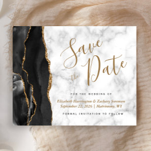 Marbre d'agate noir or petit budget Carte de rappe