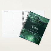 Marbre d'agate verte monogramme 2027 (Devant avec enveloppe)