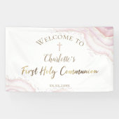 marbre d'aquarelle | Bannière de la première commu (Horizontal)