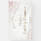 marbre d'aquarelle | Bannière de la première commu (Vertical)