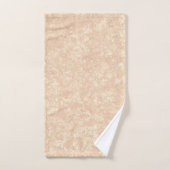 Marbre de crème beige clair Terrazzo Texture (Serviette à main)