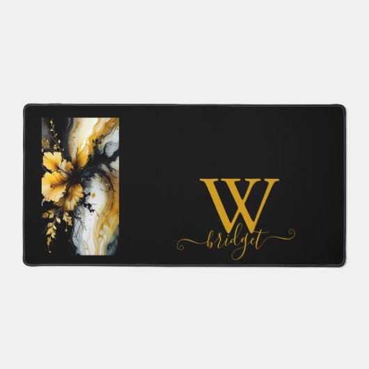 marbre de fleurs d'or noir (Recto)