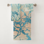 Marbre de luxe | Belle veine Turquoise jaune et co (En situation)