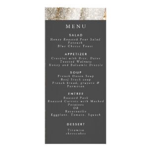 Marbre de luxe blanc et gris menu mariage