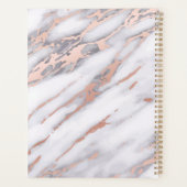 Marbre de luxe Rose Gold Metallic Business (Dos)