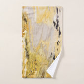 Marbre de pierre moderne tendance et cool à motif (Serviette à main)
