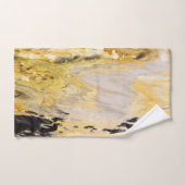 Marbre de pierre moderne tendance et cool à motif (Serviette à main)