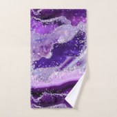 Marbre de pierre précieuse de luxe agate scintilla (Serviette à main)