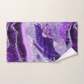 Marbre de pierre précieuse de luxe agate scintilla (Serviette à main)