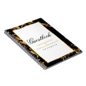 Marbre d'or et noir - Livre d'or (Côté Droit)