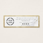 Marbre d'or moderne luxe affaires merci (Dos)