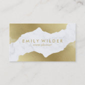 Marbre doré | Carte de visite (Devant)