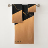 Marbre doré géométrique (En situation)