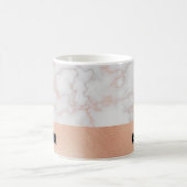 Marbre doré Rose torride Nom d'apparence Café Mug (Centre)
