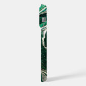 Marbre élégant argent vert moderne (Côté gauche)