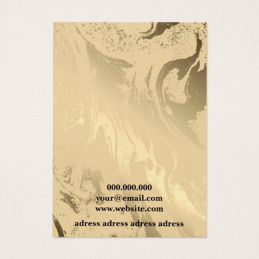 Marbre élégant noir et or (Dos)