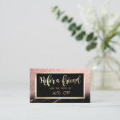 Marbre élégant, Parties scintillant, Carte de réfé (Debout devant)