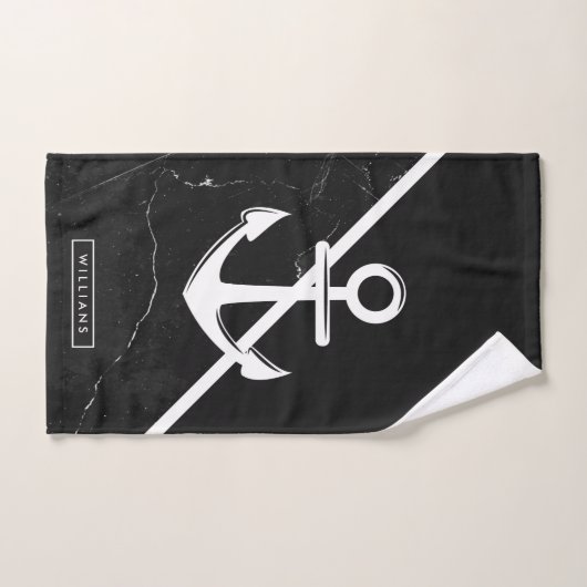 Marbre et Ancre (Serviette à main)