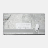 Marbre étincelant Monogramme Gris Neutre ID672 (Clavier et souris)