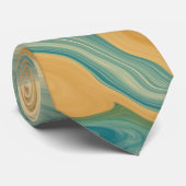 Marbre Fluid Swirl Cravate beige (Roulé)