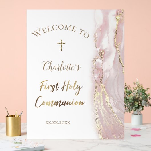 marbre fluide rose | panneau de bienvenue pour la (Mariage)