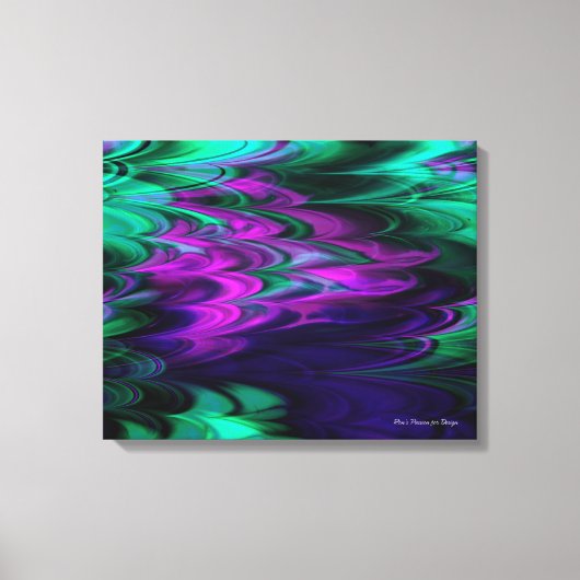 Marbre fractal 4-2 Toile enveloppée (Recto)