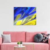 Marbre fractal 4-6 Toile enveloppée (Insitu(Salon))