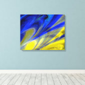 Marbre fractal 4-6 Toile enveloppée (Insitu (Plancher de Bois))