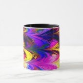 Marbre fractal 7A Mug (Centre)
