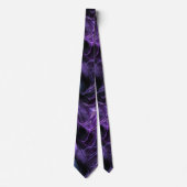 Marbre fractal Cravate violet (Devant)