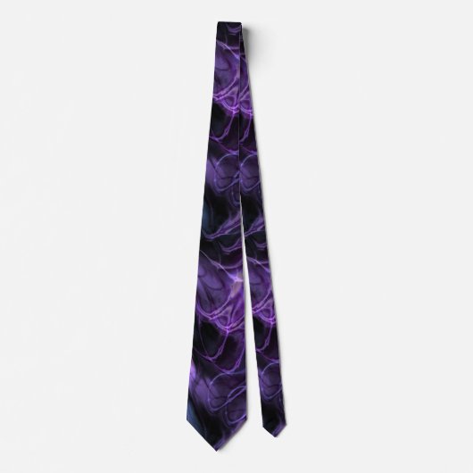 Marbre fractal Cravate violet (Devant)