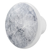 Marbre gris avec poignée de tiroir blanche, poigné (Droite)