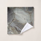 Marbre gris avec Veine or (Gant de toilette)