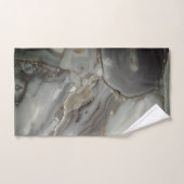 Marbre gris avec Veine or (Serviette à main)
