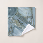 Marbre gris bleu avec Veine or (Gant de toilette)